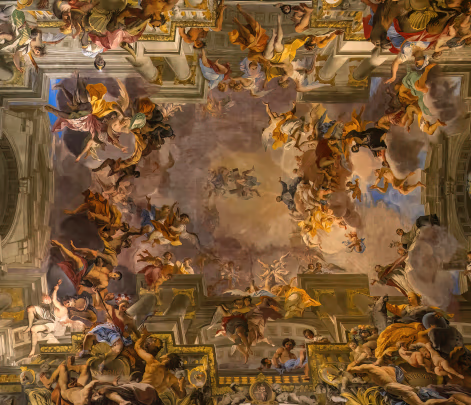 sant'ignazio vault by pozzo