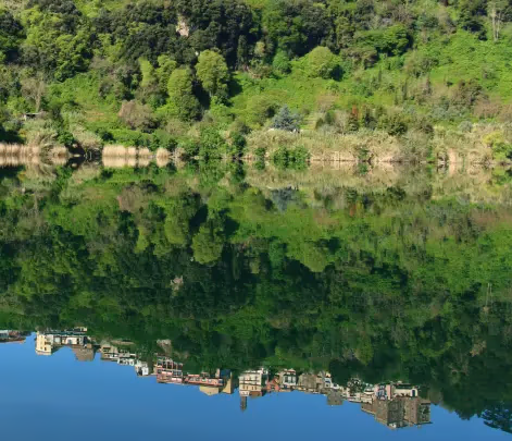 reflection of nemi in diana's mirror
