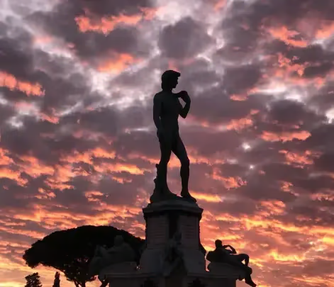 rome day trip - florence at sunset by bullet train