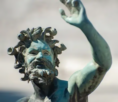 dancing faun in pompeii