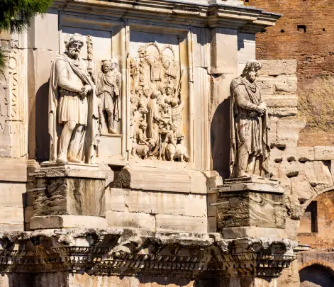 arch of septimius severus in rome
