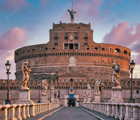 the bridge of angels in rome